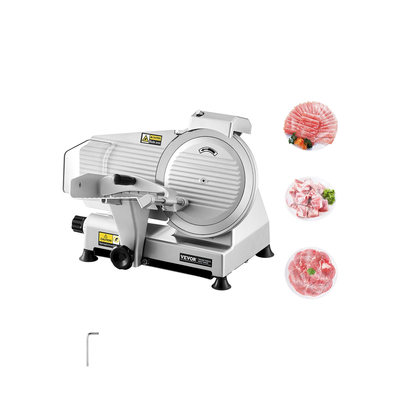 VEVOR Meat Slicer 180W 10 ιντσών Electric Deli Food Slicer for Meat Bread Cheese