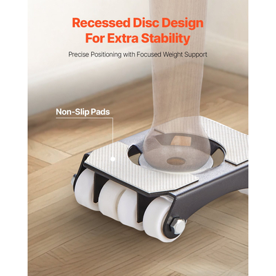 VEVOR Furniture Dolly Heavy Duty Furniture Movers with Casters Χωρητικότητα 750 lbs