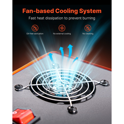 Ενσωματωμένος μετατροπέας VEVOR PCP Air Compressor 4500PSI Auto-Stop Airgun Compressor