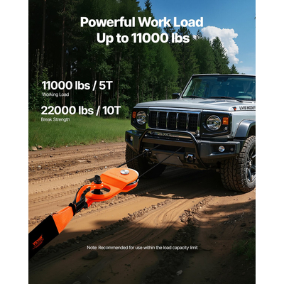 VEVOR 10 Ton Recovery Winch Snatch Block 22.000 lbs Χωρητικότητα Off Road ATV UTV