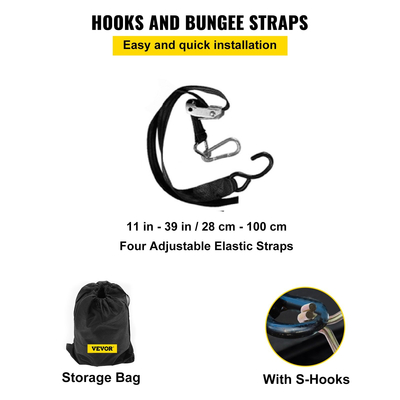 Διχτυωτό πλέγμα φορτηγών φορτηγών 8&#039; x 6,7&#039; με πόρπες κάμερας &amp; κρεβάτι παραλαβής S-Hooks 1100 λίβρες