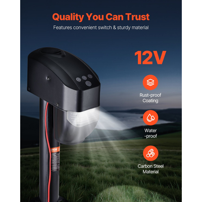 VEVOR Electric Trailer Jack 5000 lbs Power Tongue Jack for RV Trailer &amp; Camper