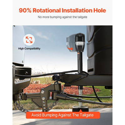 VEVOR Electric Trailer Jack 5000 lbs Power Tongue Jack for RV Trailer &amp; Camper