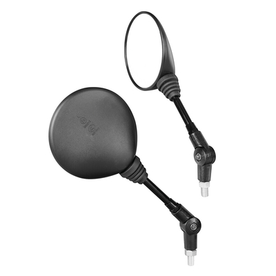 ΚΑΘΡΕΠΤΕΣ MOTO BICO ΣΤΡΟΓΓΥΛΟΙ M10x1,25 DX ΜΑΥΡΟΙ LAMPA - 2 τεμ.