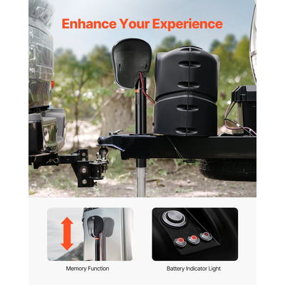 VEVOR Electric Trailer Jack 3500 lbs Power Tongue Jack for RV Trailer &amp; Camper