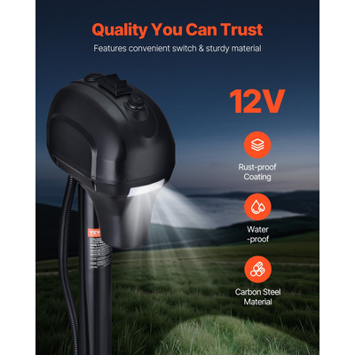 VEVOR Electric Trailer Jack 3500 lbs Power Tongue Jack for RV Trailer &amp; Camper