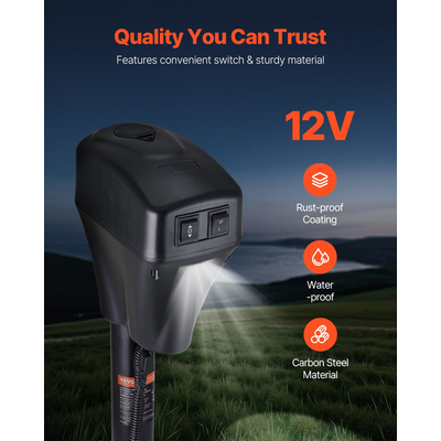 VEVOR Electric Trailer Jack 5000 lbs Power Tongue Jack for RV Trailer &amp; Camper