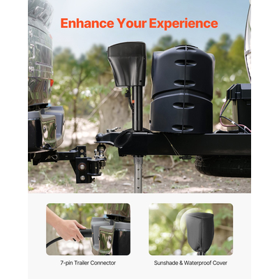 VEVOR Electric Trailer Jack 5000 lbs Power Tongue Jack for RV Trailer &amp; Camper