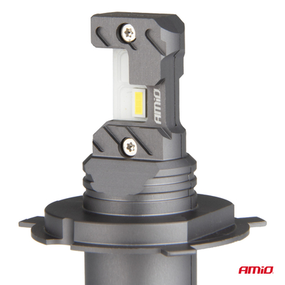 ΛΑΜΠΕΣ LED H4 12V 60W 6.000K 5.600lm +400% LED CAN-BUS HYBRID SERIES AMIO - 2 ΤΕΜ.