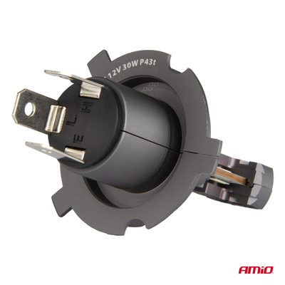 ΛΑΜΠΕΣ LED H4 12V 60W 6.000K 5.600lm +400% LED CAN-BUS HYBRID SERIES AMIO - 2 ΤΕΜ.