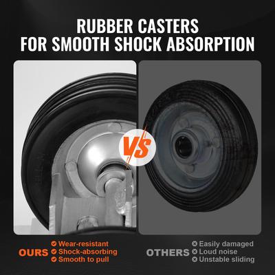 VEVOR Sliding Gate Kit 6&quot; Συρόμενοι κύλινδροι για Connect Tracks Max.600LBS