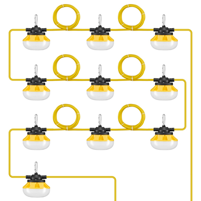 VEVOR 100FT Construction String Lights 100W 10000LM Connectable Αδιάβροχο