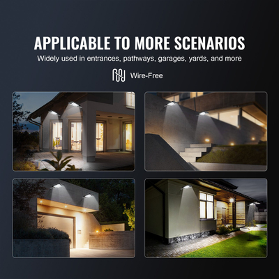 VEVOR 1000W LED ηλιακό φως δρόμου 1600LM ηλιακό φωτιστικό αισθητήρα κίνησης εξωτερικού χώρου