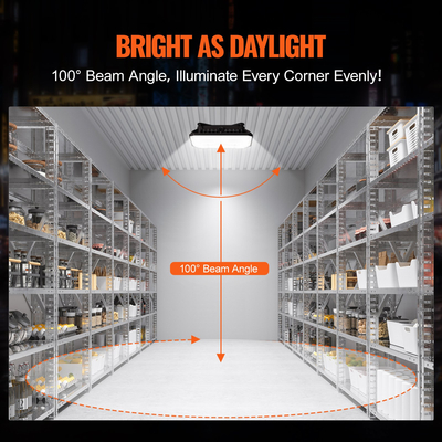 VEVOR 4 Pack LED Φωτιστικά κουβούκλιο 80W 8800LM 5000K φως ημέρας Φωτισμός εξωτερικού θόλου