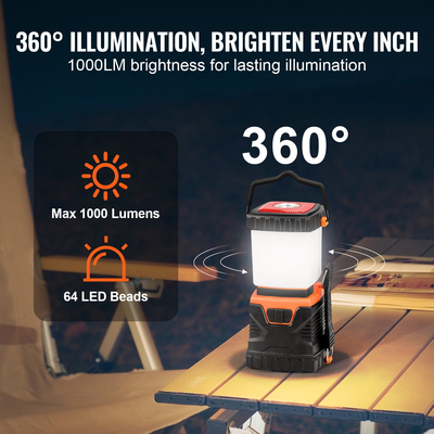 VEVOR LED Camping Lantern με μπαταρία all-in-one για εξαιρετική εμπειρία