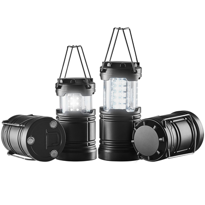 VEVOR LED Φανάρια Κάμπινγκ Πτυσσόμενα με μπαταρία Φανάρια Κάμπινγκ Σετ 4