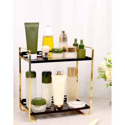 Ραφιέρα οργάνωσης καλλυντικών - MZY502B - 170257 - Black/Gold