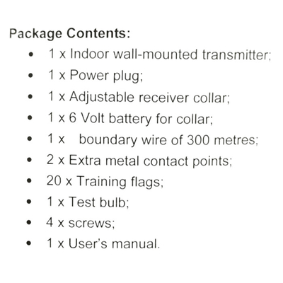 Ηλεκτρονικό σύστημα περίφραξης για σκύλους - 024 - 114120