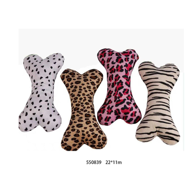 Λούτρινο παιχνίδι σκύλου κόκκαλο - 22x11cm - 12pcs - 550839