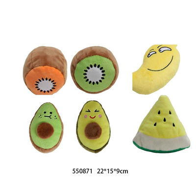 Λούτρινο παιχνίδι σκύλου φρούτο - 12pcs - 550871