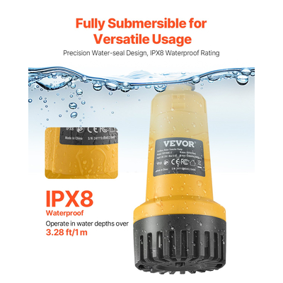 Ασύρματη υποβρύχια αντλία νερού VEVOR για μπαταρία Dewalt 20V MAX (μόνο εργαλείο)