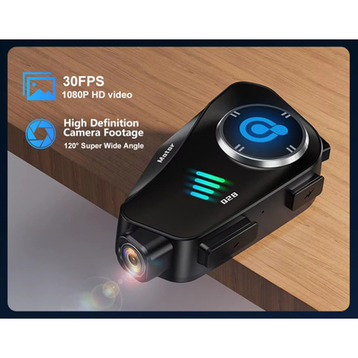 Ασύρματο καταγραφικό & ενδοεπικοινωνία κράνους μοτοσυκλέτας - Helmet Headset - Q28 - 811702