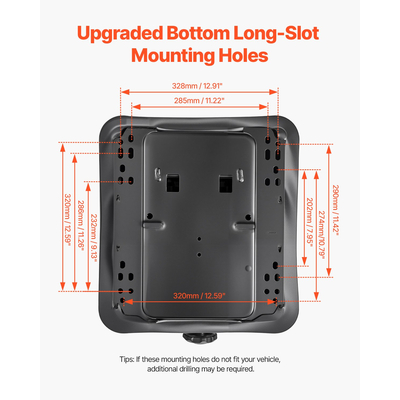 Κιτ ανάρτησης καθίσματος VEVOR χωρίς ολισθαίνουσα ράγα που ταιριάζει σε περονοφόρο τρακτέρ για χορτοκοπτική μηχανή