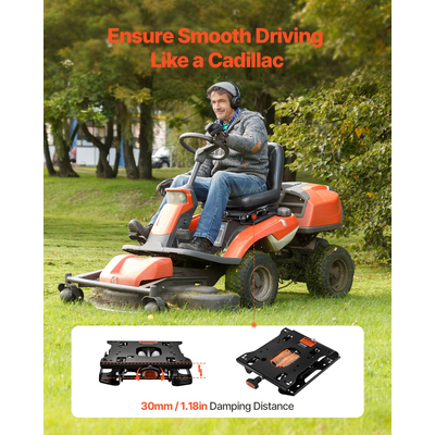 VEVOR Universal Seat Suspension Kit χωρίς συρόμενη ράγα που ταιριάζει στο τρακτέρ χορτοκοπτικής μηχανής