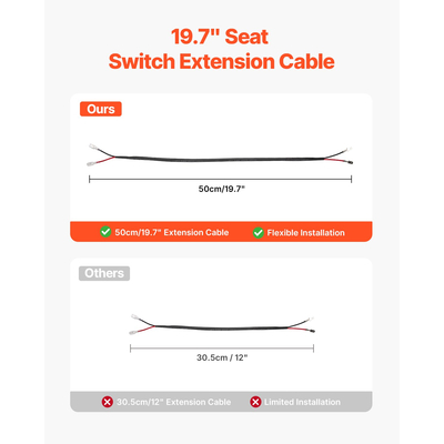 VEVOR Universal Seat Suspension Kit χωρίς συρόμενη ράγα που ταιριάζει στο τρακτέρ χορτοκοπτικής μηχανής