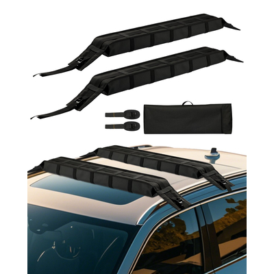 VEVOR Soft Roof Rack Pads 33in 176lbs Χωρητικότητα φόρτωσης για αποσκευές καγιάκ κανό σερφ
