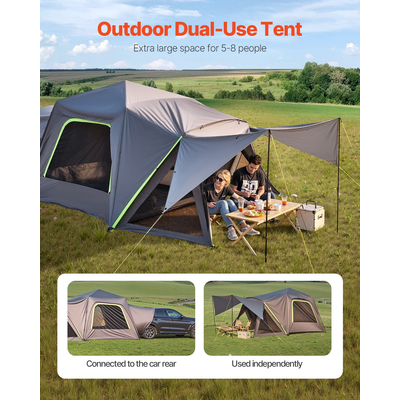 Σκηνή κάμπινγκ VEVOR SUV Εξωτερική σκηνή SUV με τέντα Αδιάβροχη για 5-8 άτομα