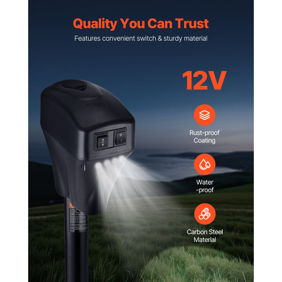 VEVOR Electric Trailer Jack 5000 lbs Power Tongue Jack for RV Trailer &amp; Camper