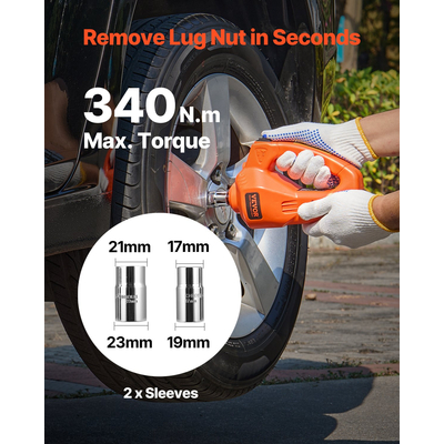 VEVOR Electric Car Jack 5 Tons /11000 lbs κιτ Jack με ηλεκτρικό κλειδί κρούσης