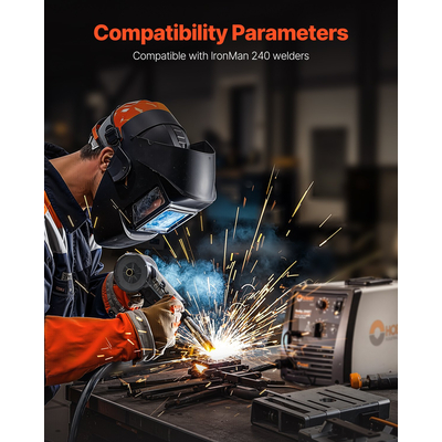 Πιστόλι καρουλιού VEVOR 200Amp με καλώδιο 20FT Συμβατό με Hobart lronMan 240 Welder