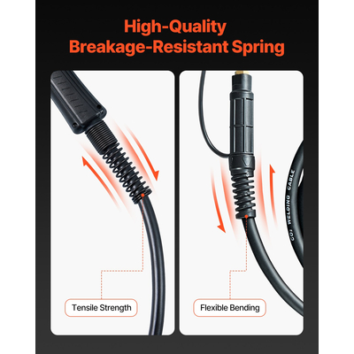 Πιστόλι καρουλιού VEVOR 200Amp με καλώδιο 20FT Συμβατό με Hobart lronMan 240 Welder