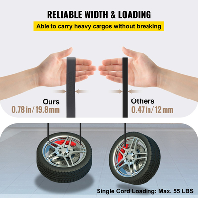 VEVOR Rubber Bungee Κορδόνια, 11 Pack 9&quot;, 21 Pack 15&quot;, 21 Pack 21&quot;, Ιμάντες δεσίματος από φυσικό καουτσούκ με γάντζους, βαρέως τύπου διάφορα μεγέθη εξωτερικού χώρου από μουσαμάδες για στερέωση ρυμουλκούμενων σε επίπεδο κρεβάτι, καμβάδες, φορτίο