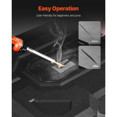 VEVOR Plastic Welder Kit 60W/100W Plastic Welding Kit με 3 άκρες &amp; 20 ράβδους