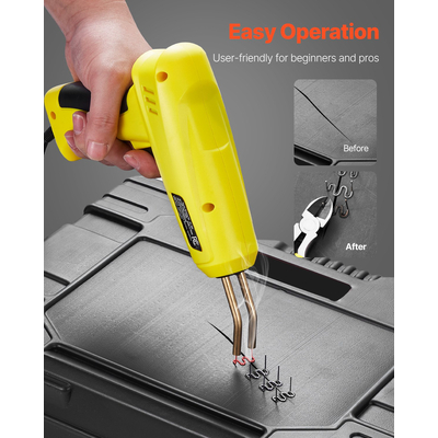 Plastic Welder 220W Plastic Welder Gun Kit με 1200 συνδετήρες &amp; 76 ράβδους