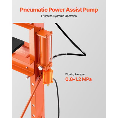 VEVOR 20 T Hydraulic Shop Press Hydraulic Press with Press Plate for Bending