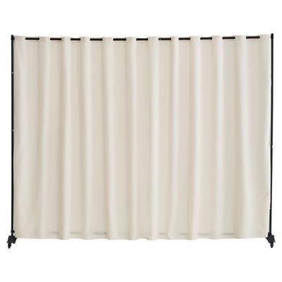 VEVOR Room Divider Φορητό πάνελ Διαχωριστικό δωματίου με ρόδες Privacy Screen Beige
