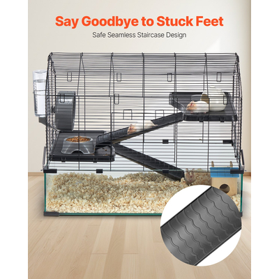 VEVOR Wire Hamster Cage Habitat 29,5 in Rodent Gerbil Small Animal House