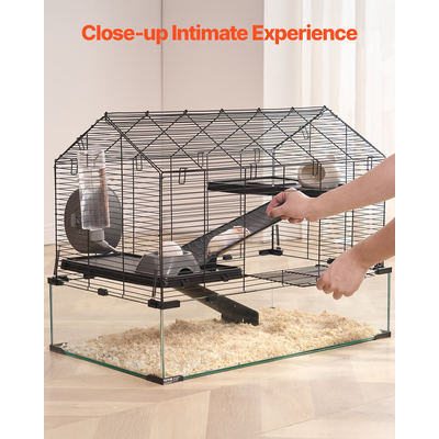 VEVOR Wire Hamster Cage Habitat 29,5 in Rodent Gerbil Small Animal House