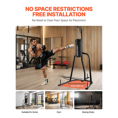 VEVOR Heavy Duty τσάντα μποξ Πλαίσιο Boxing Punching Stand Steel for Gym Fitness