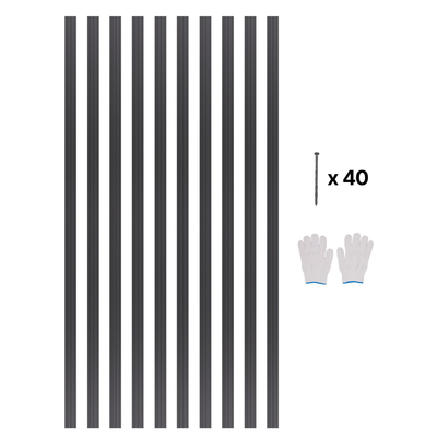 VEVOR Metal Landscape Edging 10 Packs 60in Ανθεκτικό στη σκουριά εύκαμπτο για κήπο στον κήπο