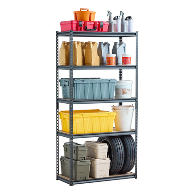 Ράφια αποθήκευσης VEVOR 16&quot; D x 36&quot; Π x 71,4&quot; Υ 5 επιπέδων Ράφια αποθήκευσης γκαράζ