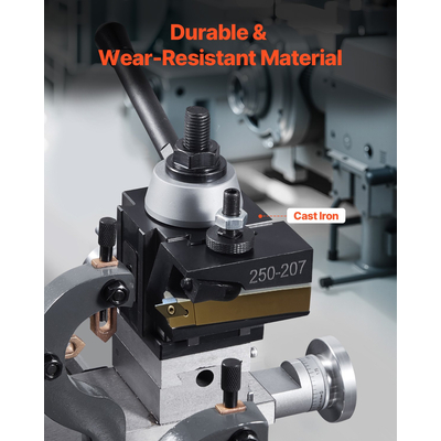 VEVOR Σετ εργαλείων γρήγορης αλλαγής ταχυτήτων 6 τμχ Θήκες εργαλείων τόρνου για μίνι τόρνο 10&quot;-15