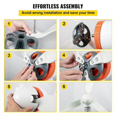 Γεννήτρια ανεμογεννήτριας VEVOR, κιτ ανεμογεννήτριας 12V/AC, γεννήτρια αιολικής ενέργειας 400W με ελεγκτή MPPT 3 λεπίδων Αυτόματη προσαρμογή προς την κατεύθυνση του ανέμου Κατάλληλη για βεράντα, θαλάσσιο, μηχανοκίνητο σπίτι, σαλέ, σκάφος