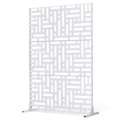 VEVOR Metal Privacy Screen 47&quot; x 76&quot; Εξωτερικές οθόνες &amp; πάνελ απορρήτου Λευκό
