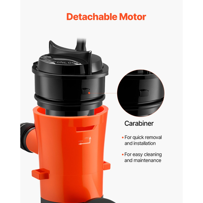 Αντλία VEVOR Livewell για σκάφος 12V 800 GPH 90° Livewell Αντλία αερισμού Αντλία Baitwell