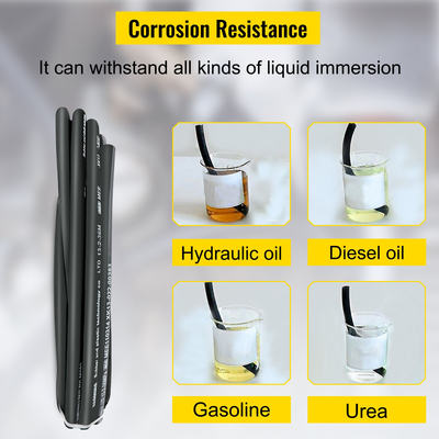 VEVOR Hydrulic Hose 1/2&quot; Hydraulic Oil Hoses 50 Feet 5000 PSI Maximum Pressure